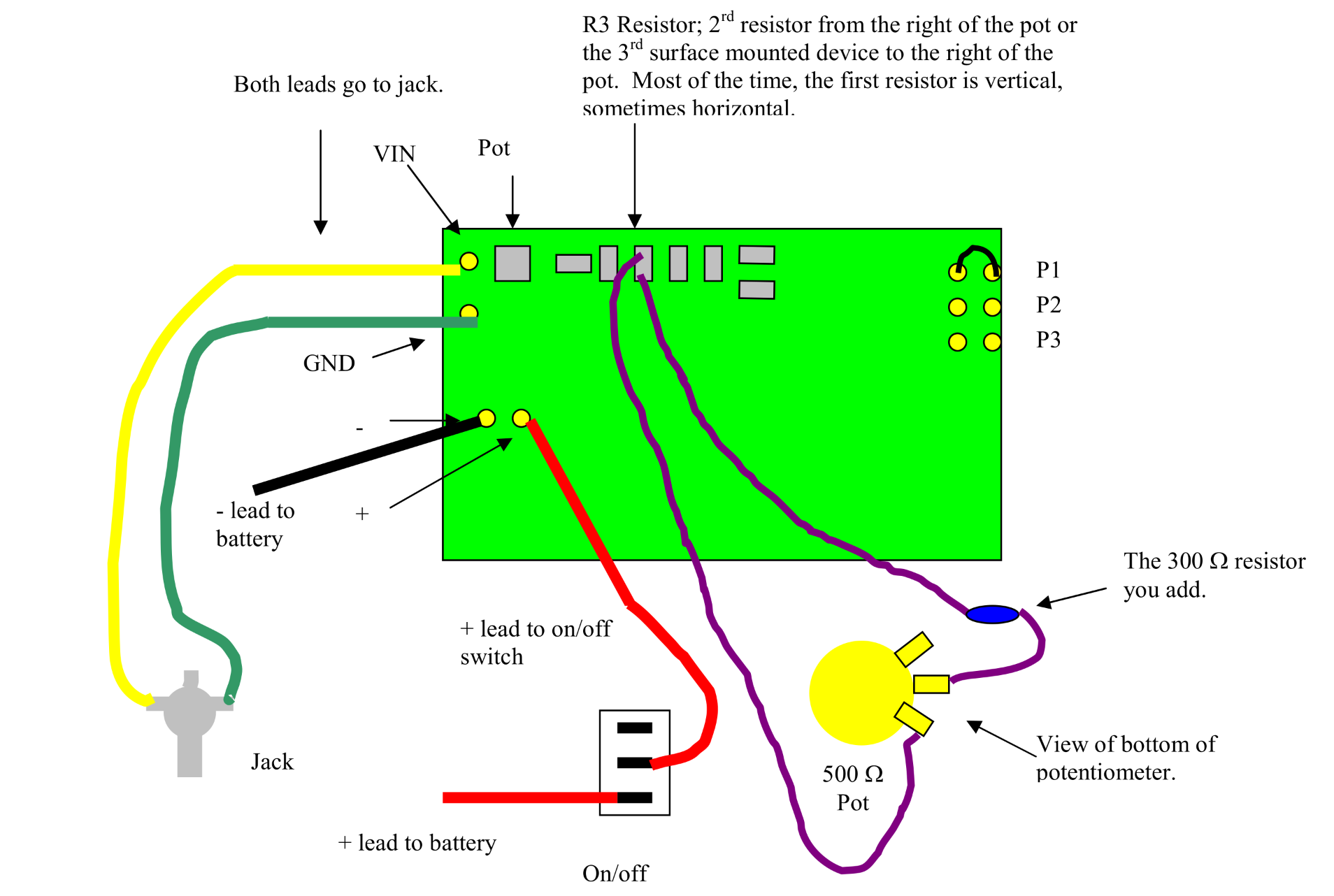 Full wiring diagram for El Cheapo II oxygen analyzer
